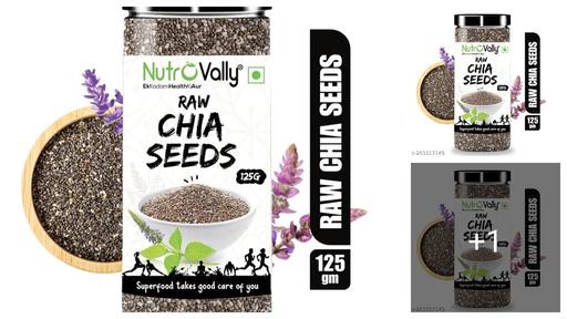 Nutrovally | Chia Seeds | 125 gm