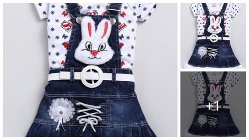 Princess Trendy Girls Dungarees