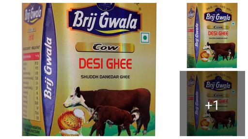 BRIJ GWALA | Pure Desi COW Ghee - Desi Ghee 1LTR