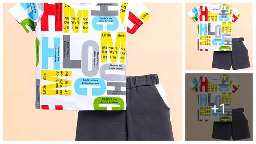 Cute Stylus Boys Top & Bottom Sets