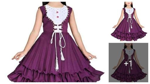 Elegant Flared Girls Frocks & Dresses