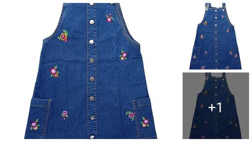 Flawsome Trendy Girls Dungarees