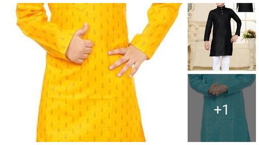 Cute Funky Kids Boys Kurta Sets