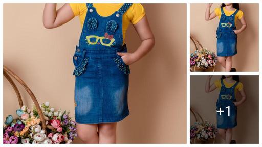 Pretty Trendy Girls Dungarees