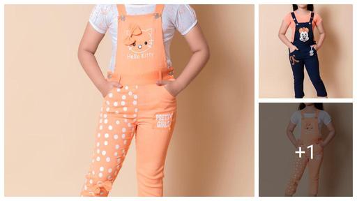 Princess Stylus Girls Dungarees